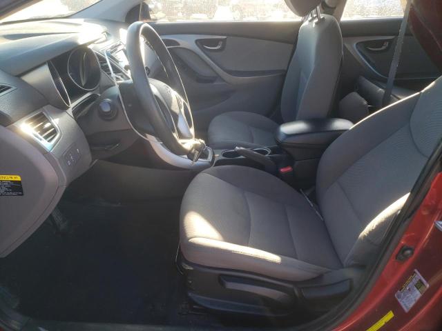  HYUNDAI ELANTRA 2016 Czerwony