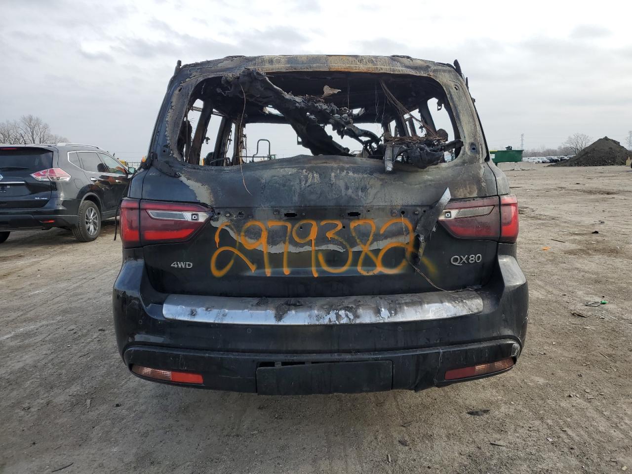 2021 Infiniti Qx80 Luxe VIN: JN8AZ2AE0M9272117 Lot: 85966844