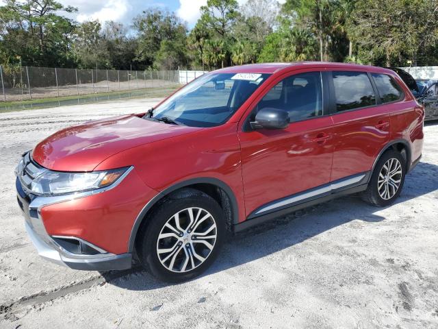  MITSUBISHI OUTLANDER 2018 Czerwony