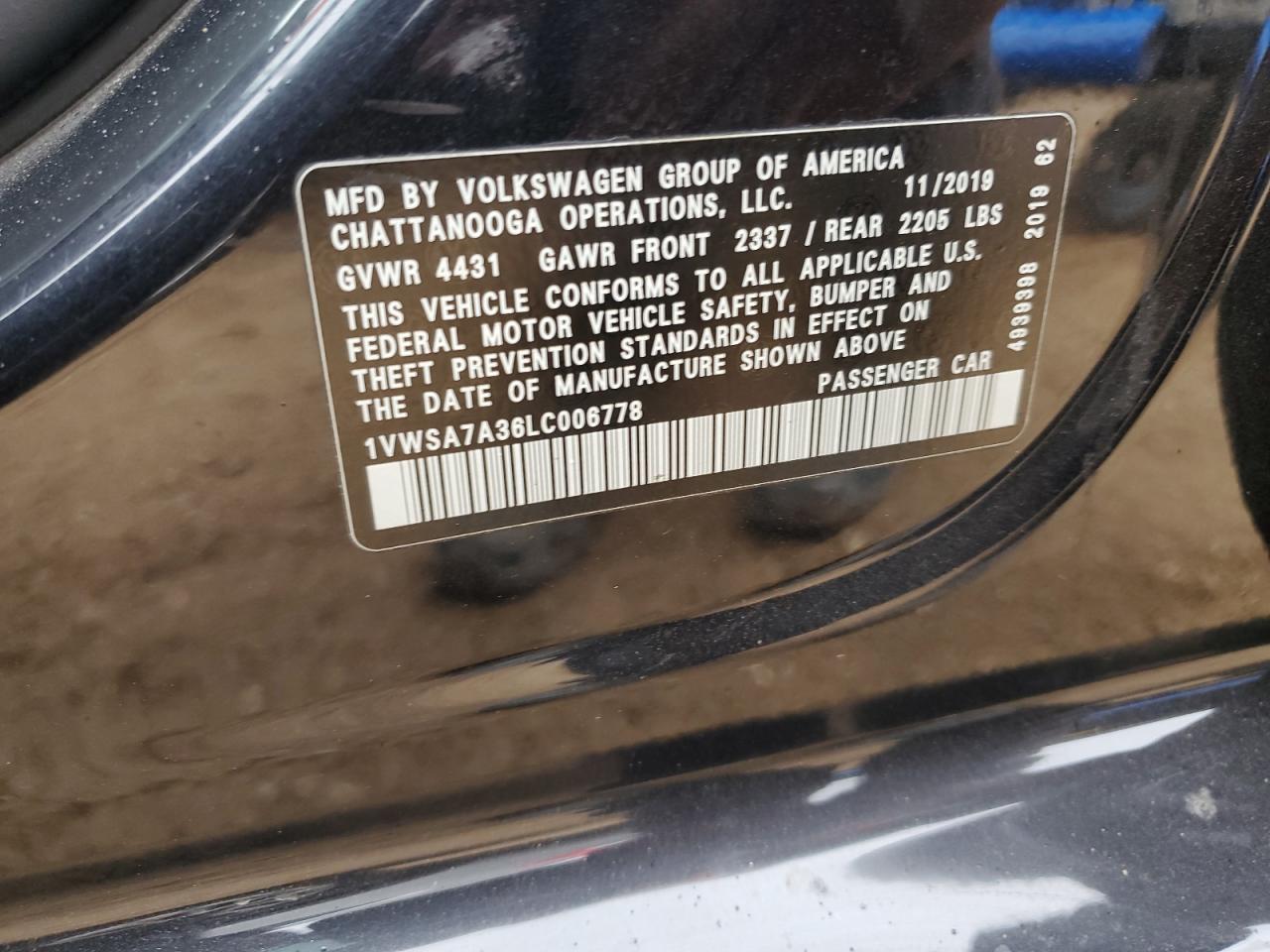2020 Volkswagen Passat - Image 12