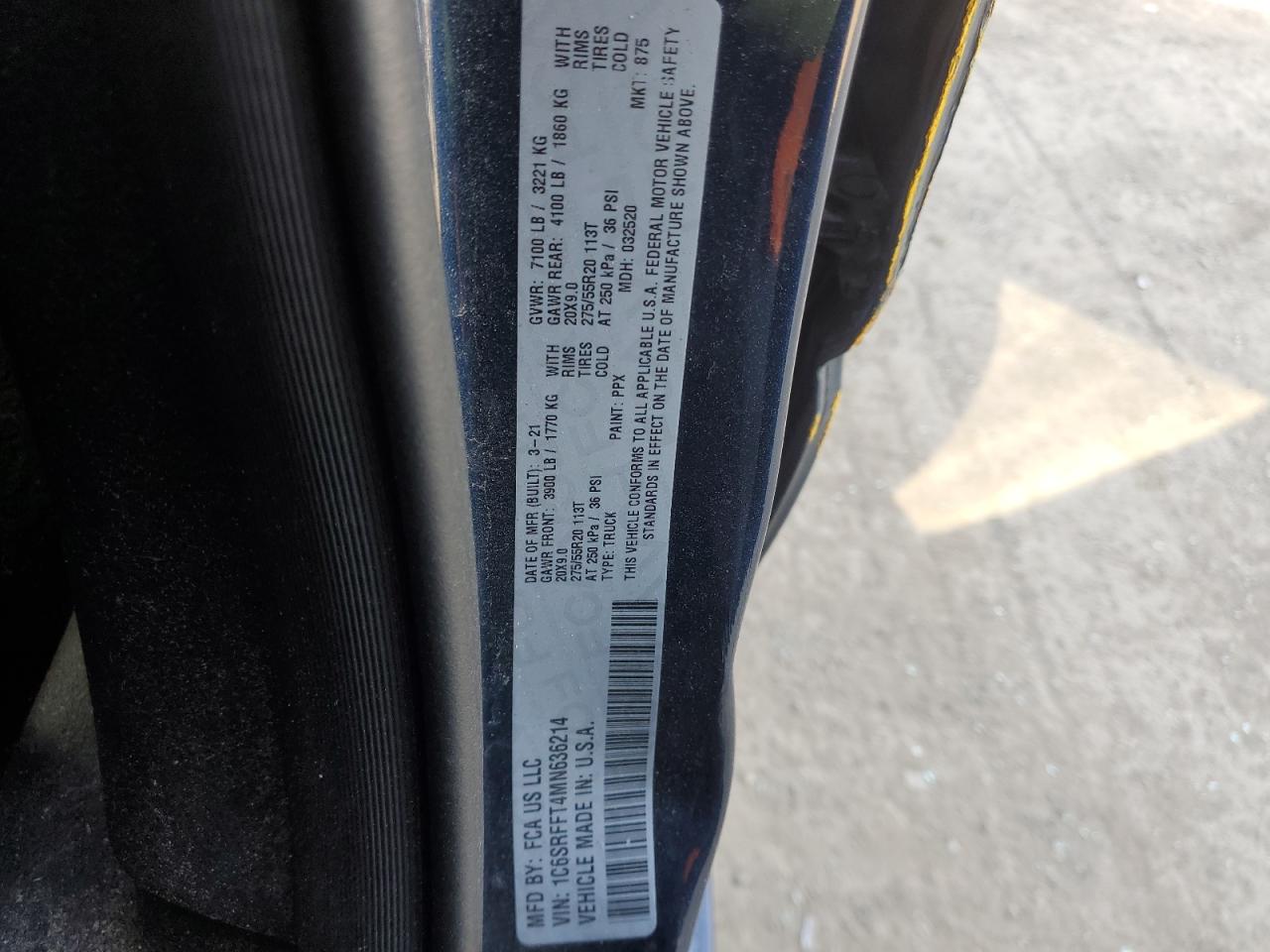 2021 RAM 1500 - Image 12