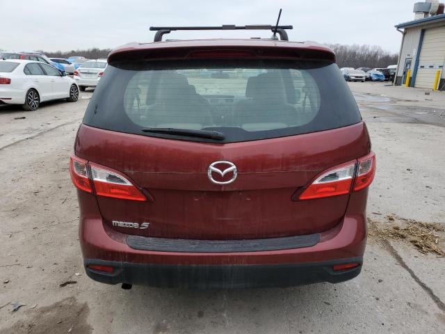  MAZDA 5 2012 Czerwony