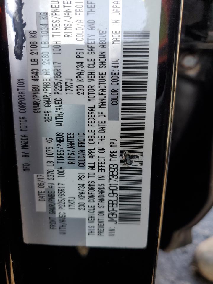 2017 Mazda Cx-5 Sport VIN: JM3KFBBL9H0173593 Lot: 85763694