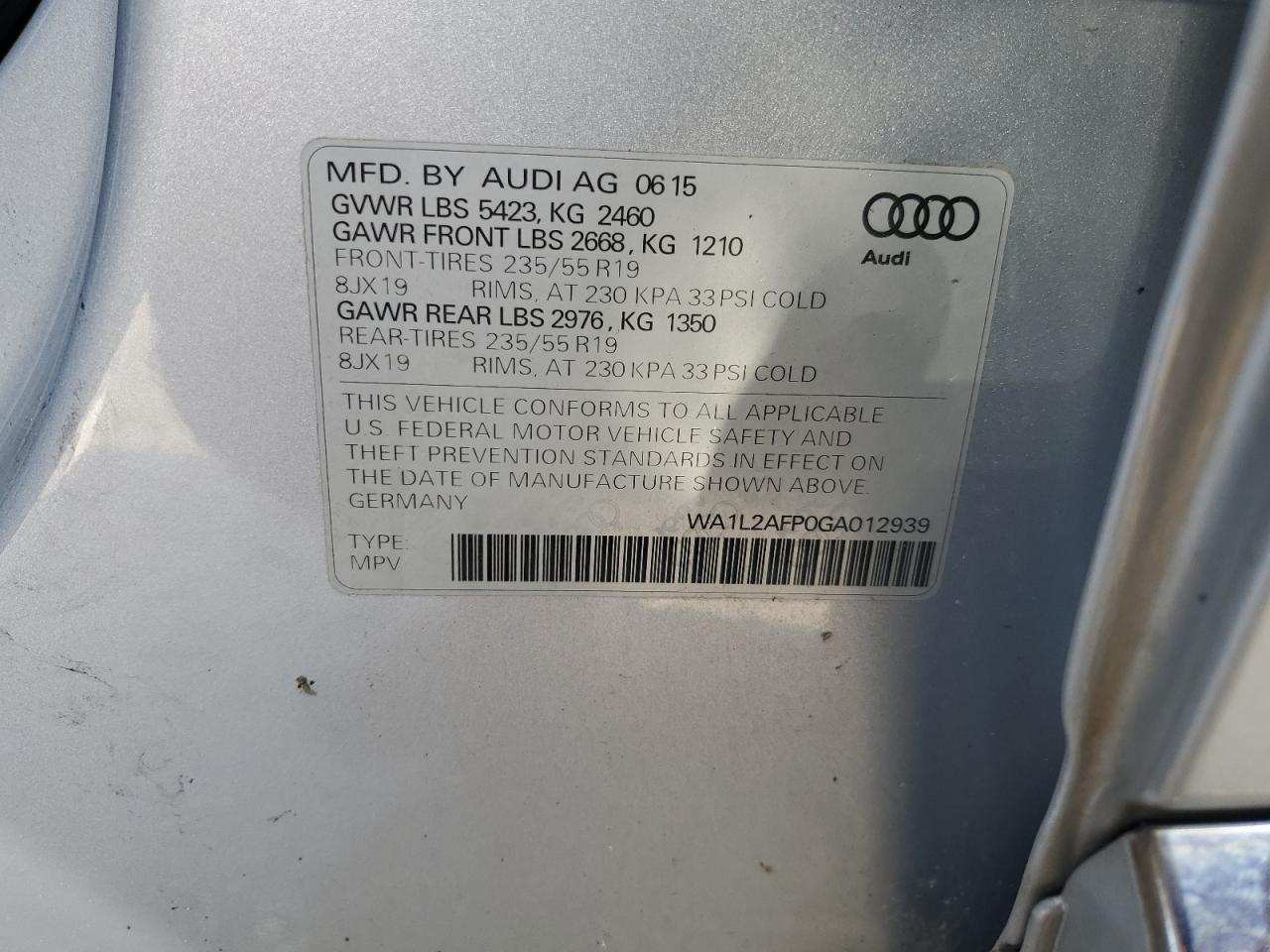 2016 Audi Q5 - Image 13