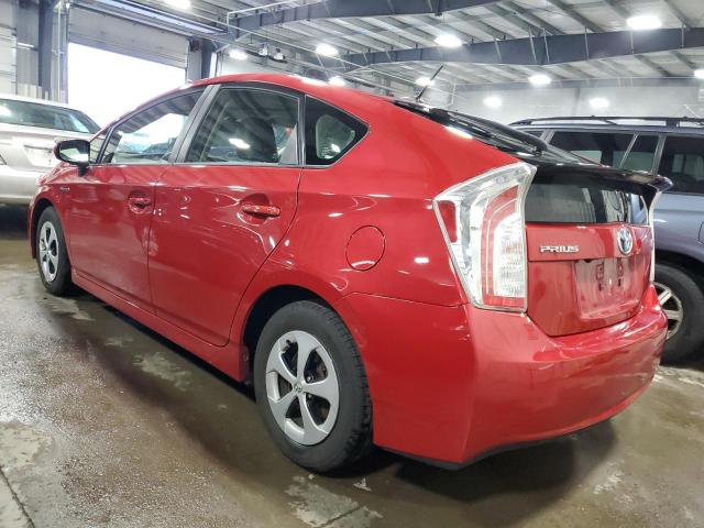  TOYOTA PRIUS 2014 Червоний