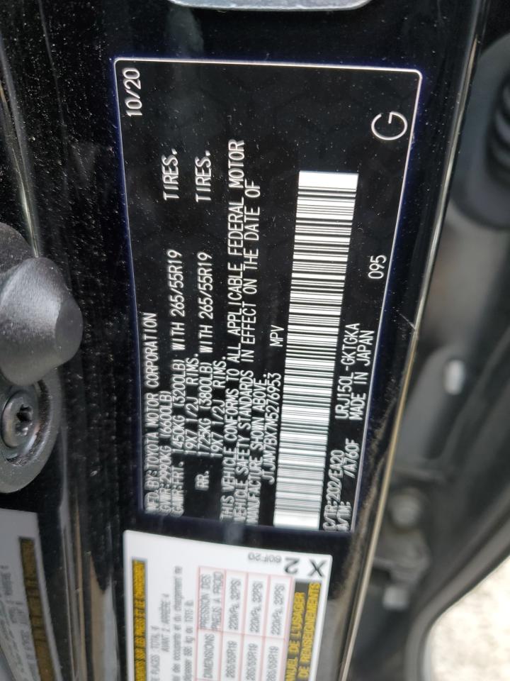 2021 Lexus Gx 460 Premium VIN: JTJAM7BX7M5276953 Lot: 82641134