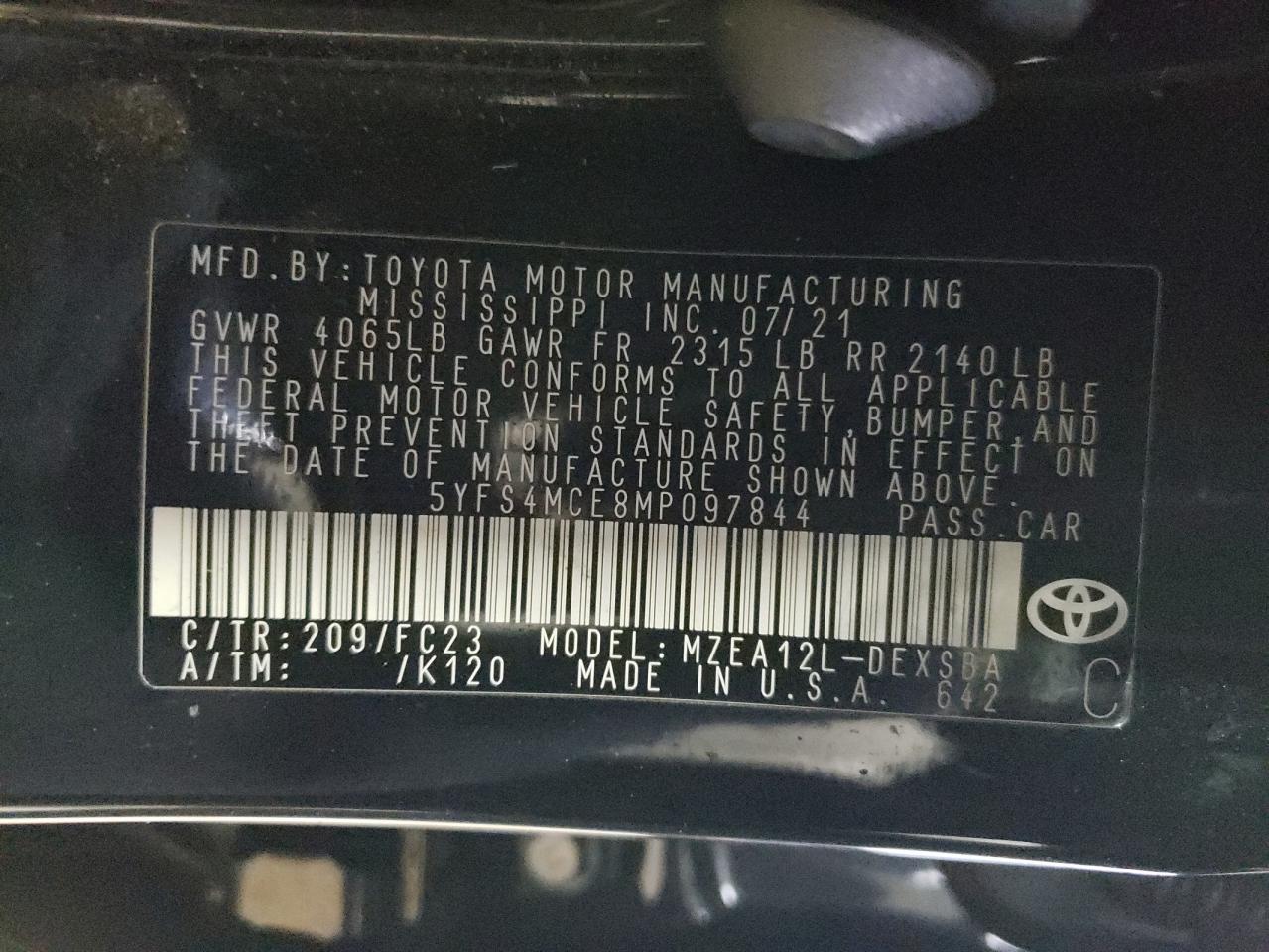 2021 Toyota Corolla - Image 12