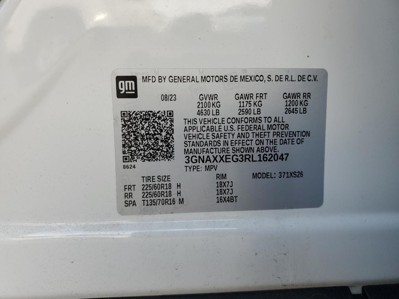 3GNAXXEG3RL162047 2024 CHEVROLET EQUINOX - Image 13