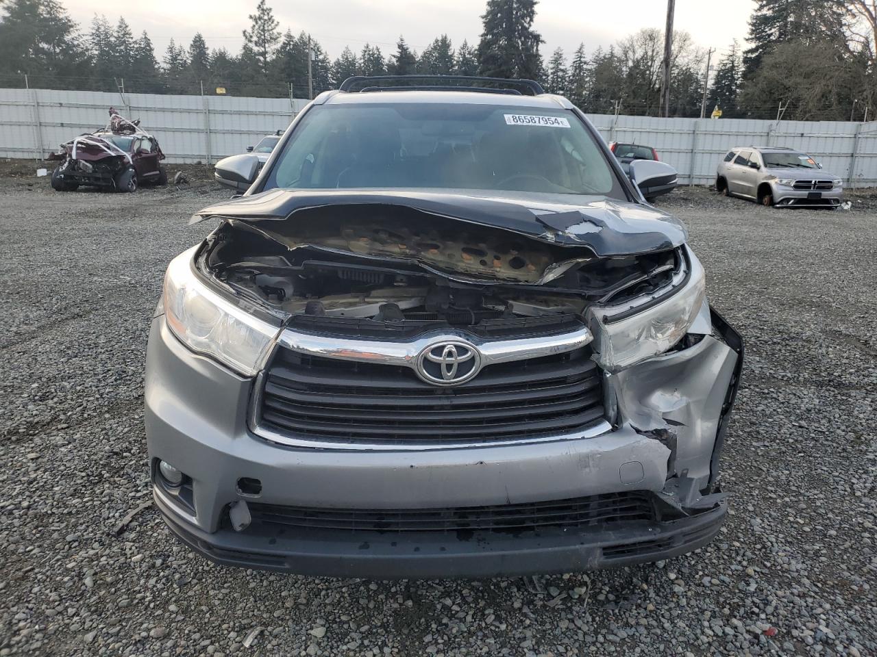 VIN 5TDJKRFH9FS162943 2015 TOYOTA HIGHLANDER no.5