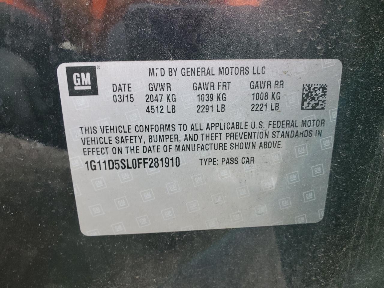 2015 Chevrolet Malibu - Image 12