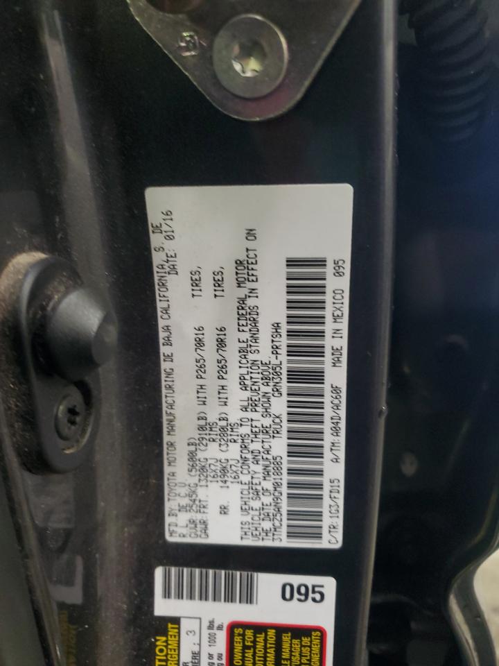 VIN 3TMCZ5AN9GM018885 2016 TOYOTA TACOMA no.13