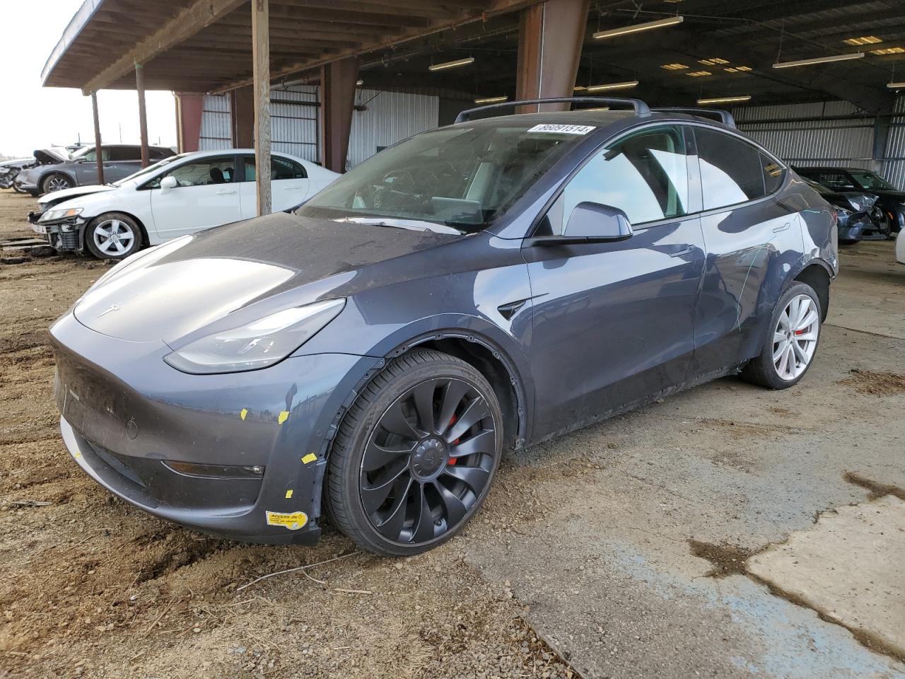 VIN 7SAYGDEF3NF543521 2022 TESLA MODEL Y no.1