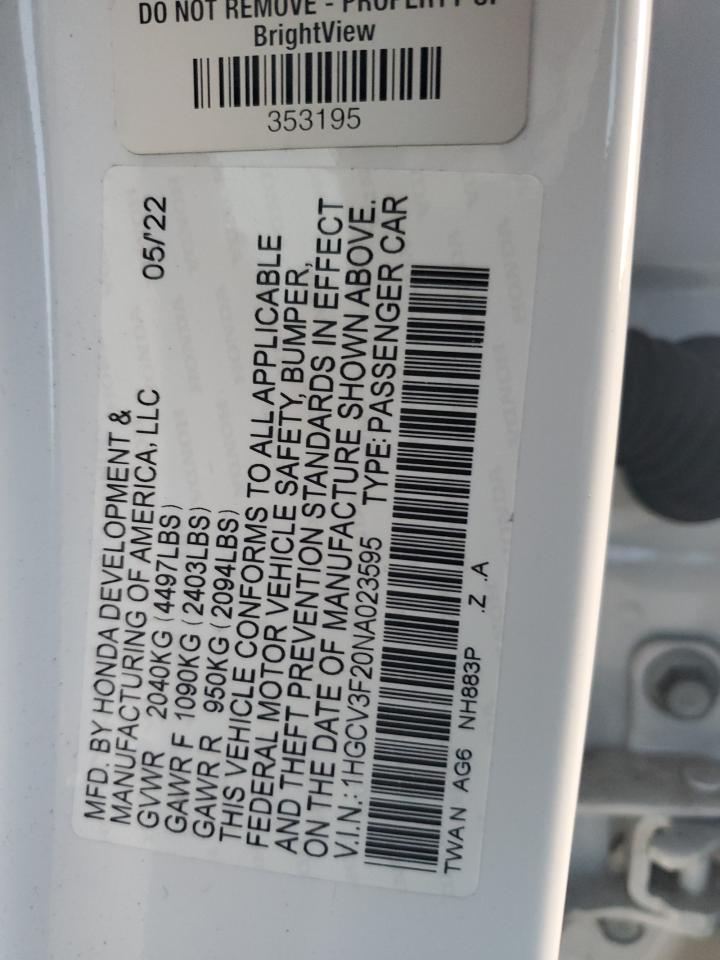 2022 Honda Accord - Image 14