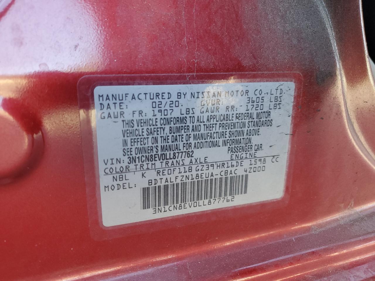 2020 Nissan Versa - Image 15