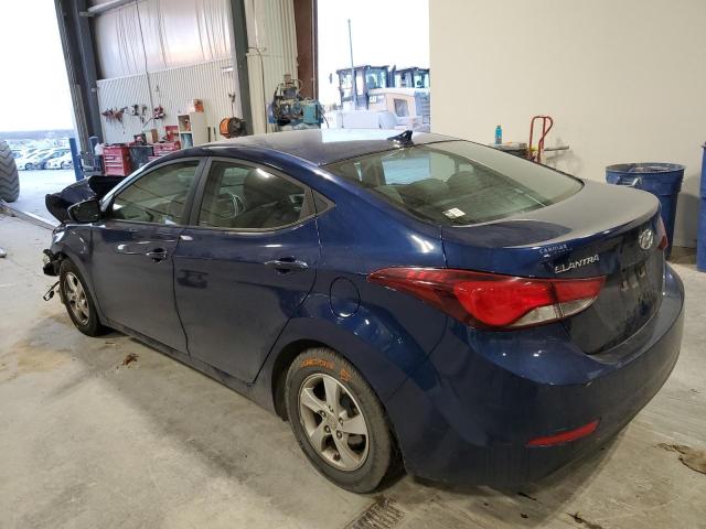  HYUNDAI ELANTRA 2015 Granatowy