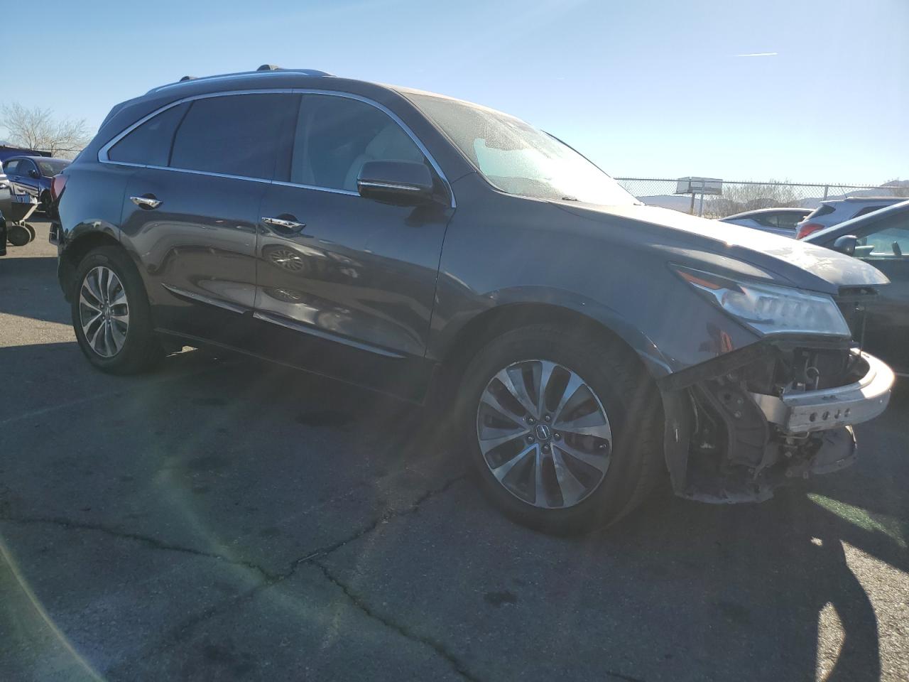 VIN 5FRYD4H41EB027396 2014 ACURA MDX no.4