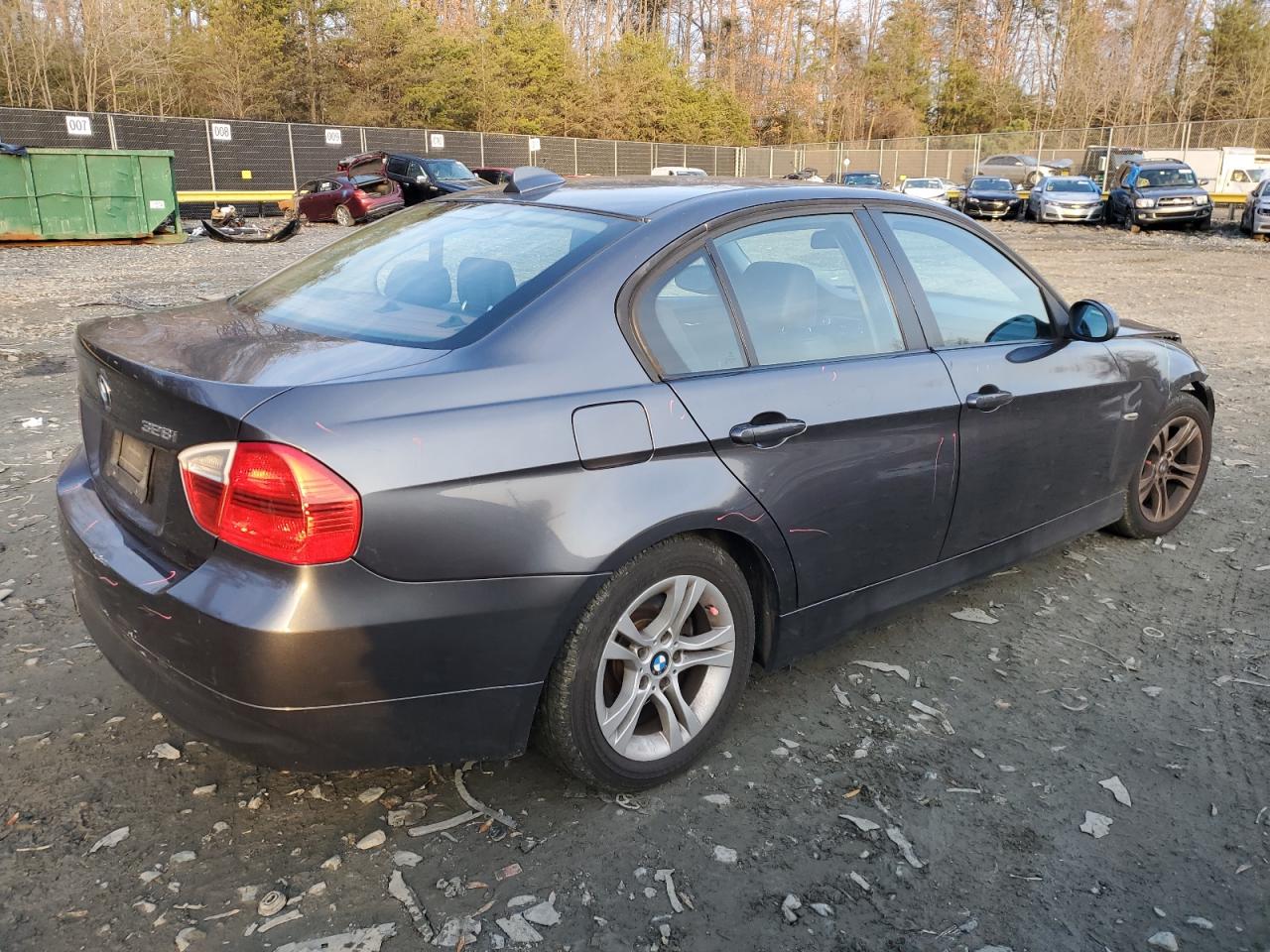 2008 BMW 328 I grey null gas WBAVA33538K053235 photo #4