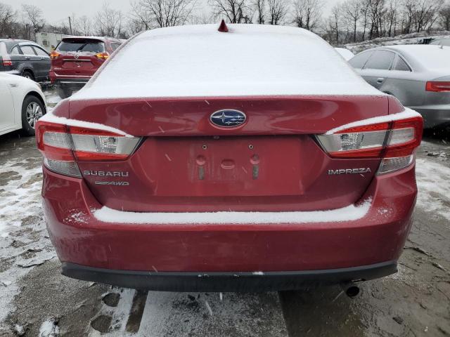  SUBARU IMPREZA 2018 Red