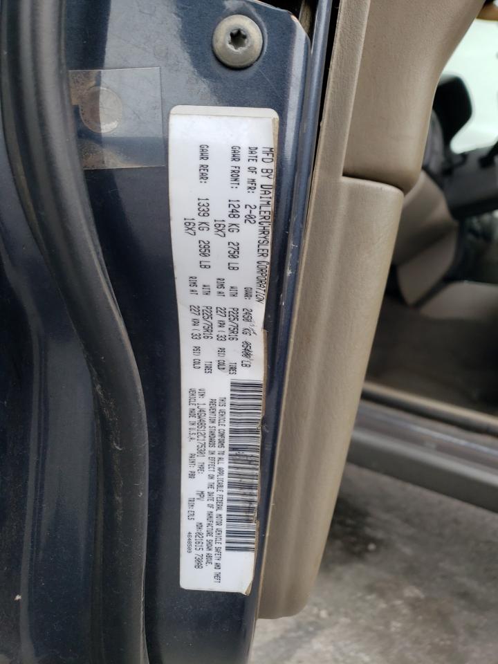 2002 Jeep Grand Cherokee Laredo VIN: 1J4GW48S12C175301 Lot: 86096704