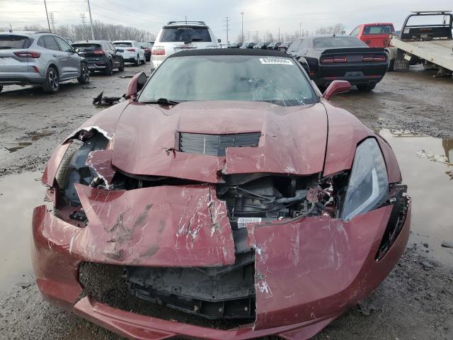 Cabriolets CHEVROLET CORVETTE 2016 Burgundy