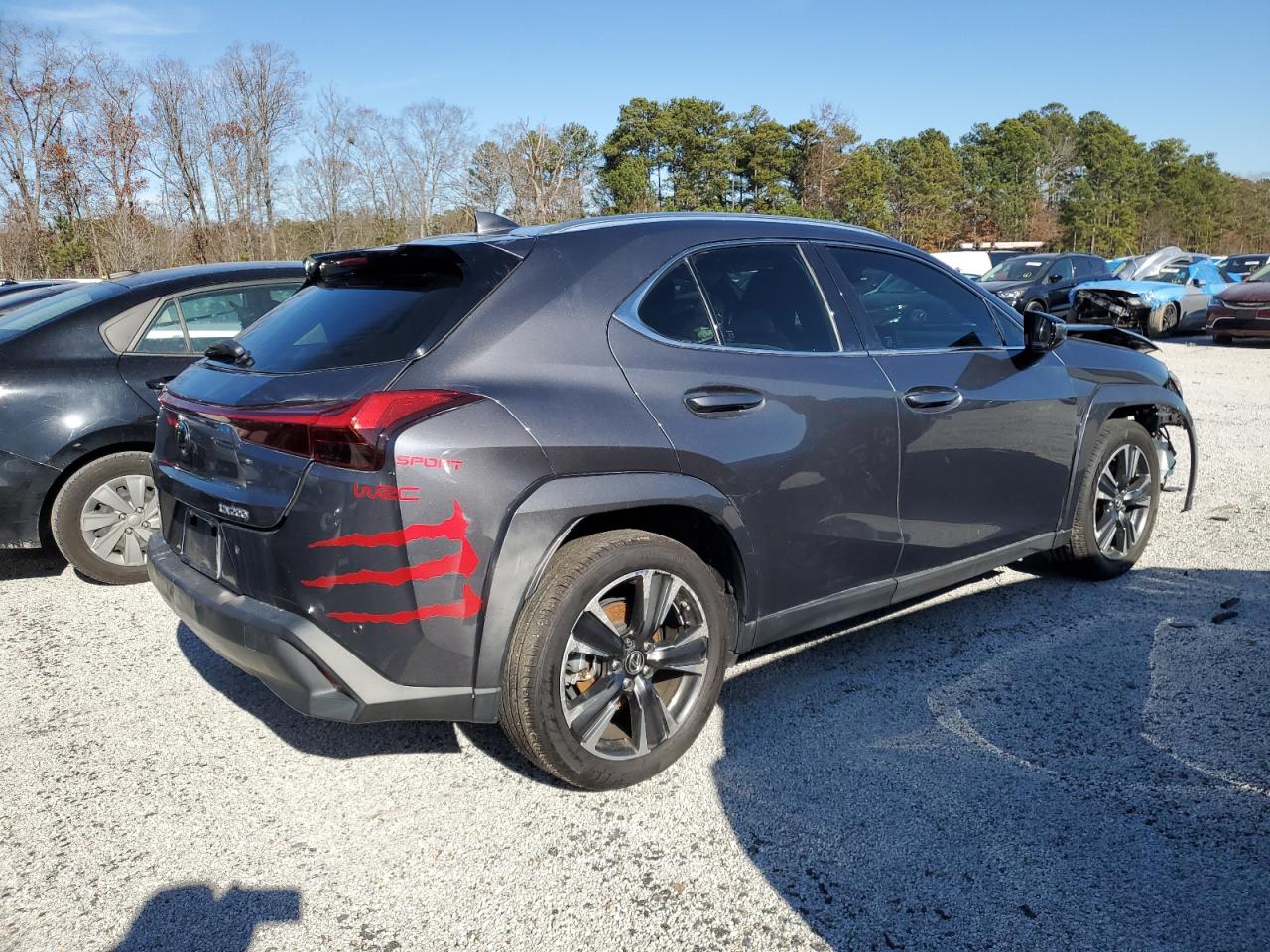 VIN JTHP3JBH2N2052707 2022 LEXUS UX 200 BAS no.3