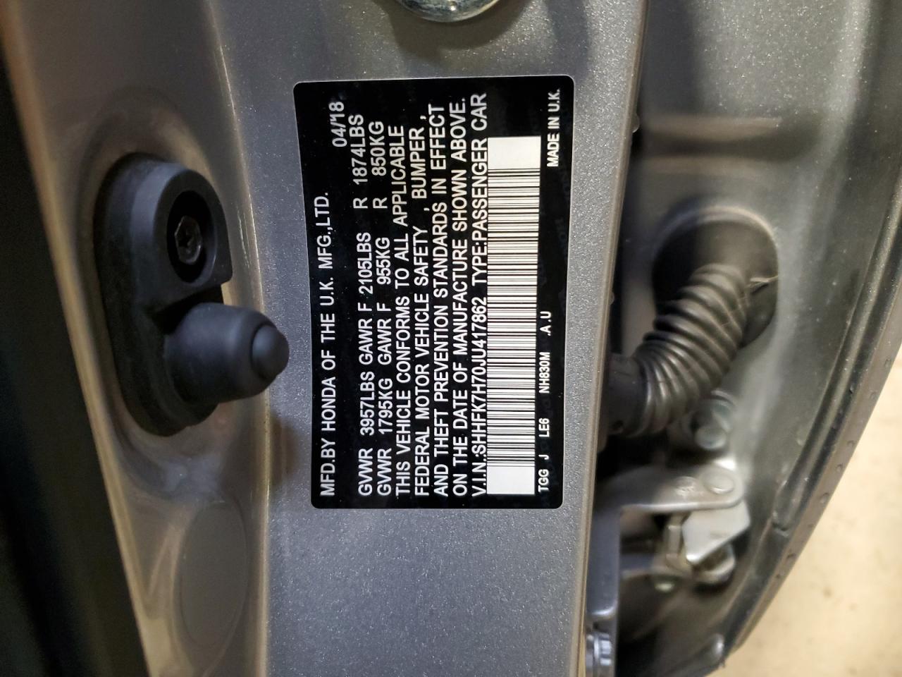 2018 Honda Civic - Image 13