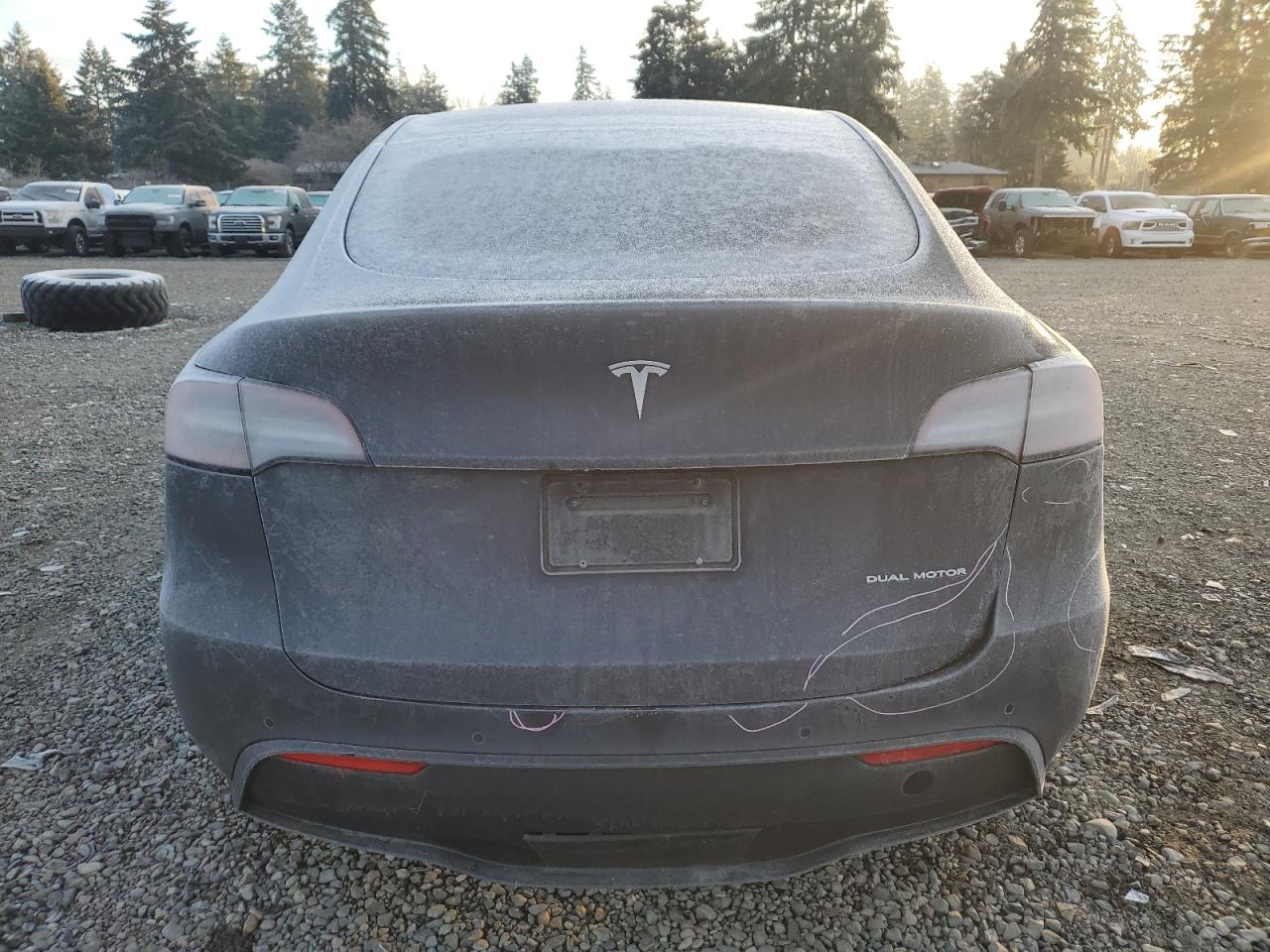 VIN 7SAYGAEE0NF342178 2022 TESLA MODEL Y no.6