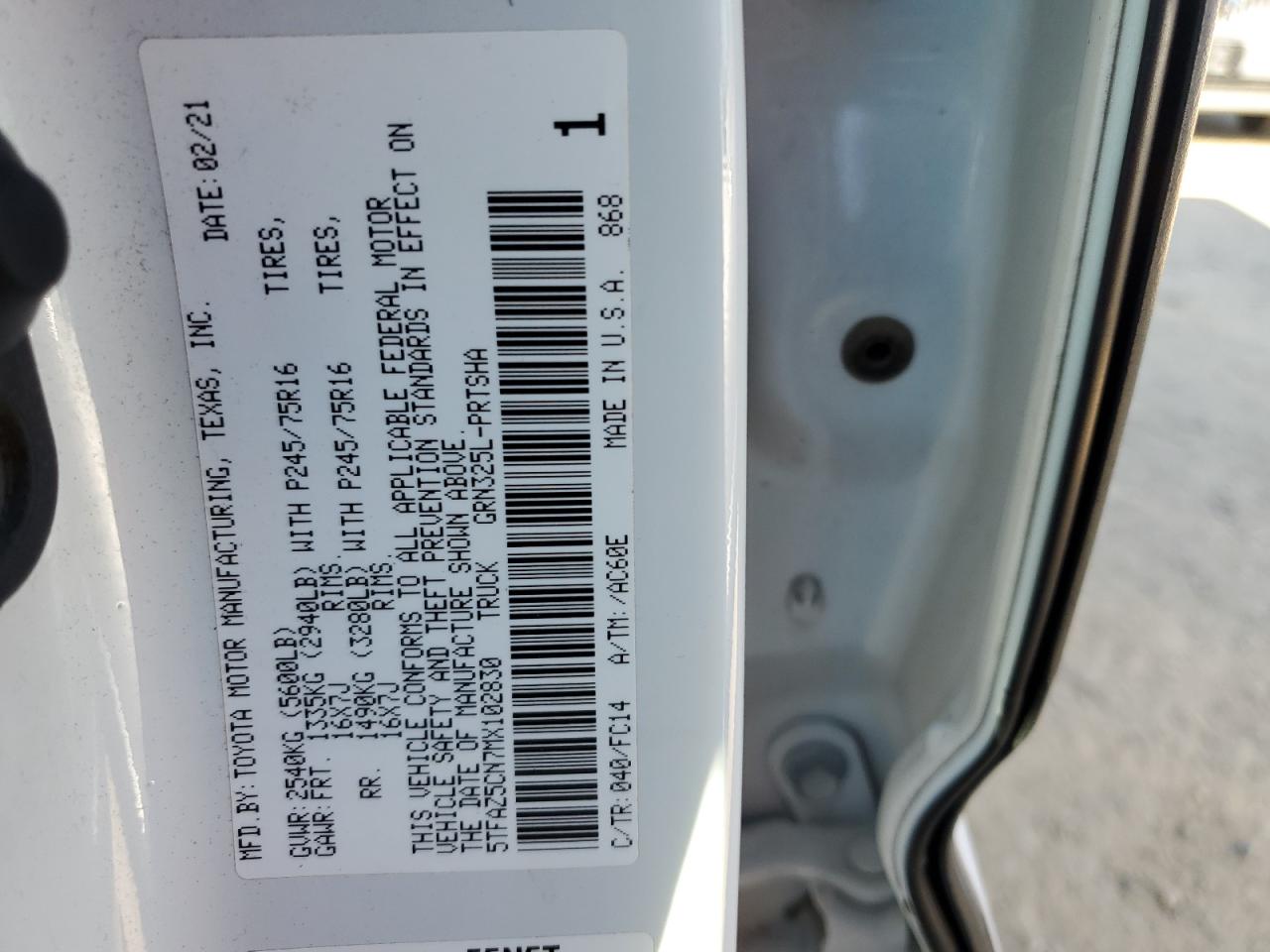 2021 Toyota Tacoma - Image 12