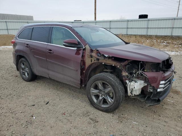  TOYOTA HIGHLANDER 2017 Bordowy