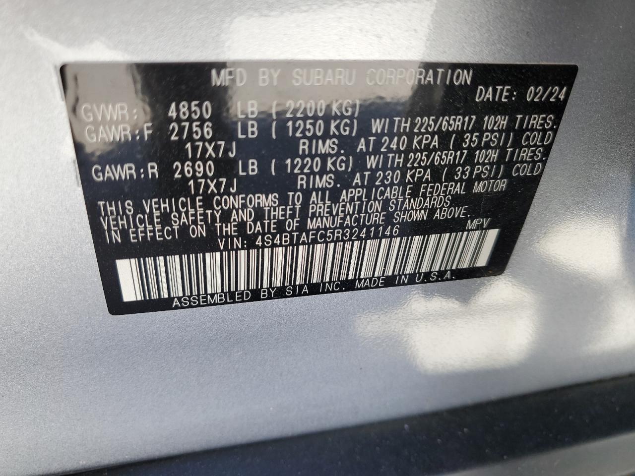 2024 Subaru Outback - Image 12