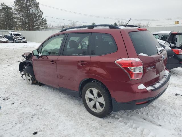  SUBARU FORESTER 2015 Красный