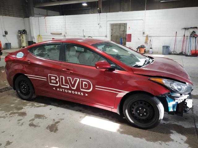  HYUNDAI ELANTRA 2013 Red