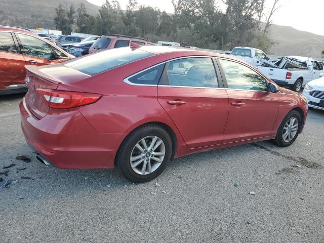  HYUNDAI SONATA 2017 Czerwony