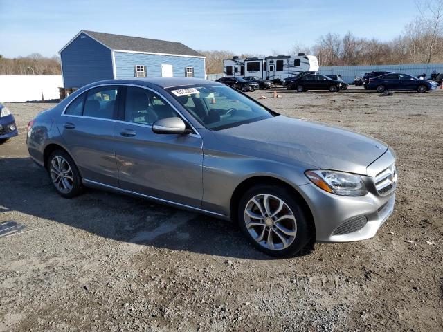 Sedans MERCEDES-BENZ C-CLASS 2015 Srebrny