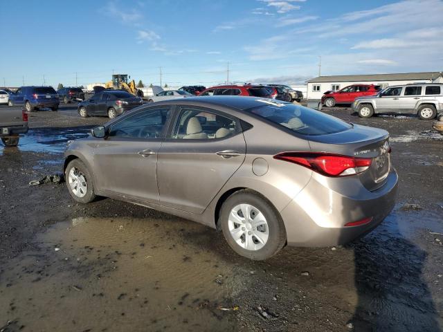  HYUNDAI ELANTRA 2016 tan