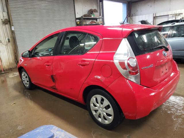  TOYOTA PRIUS 2014 Red