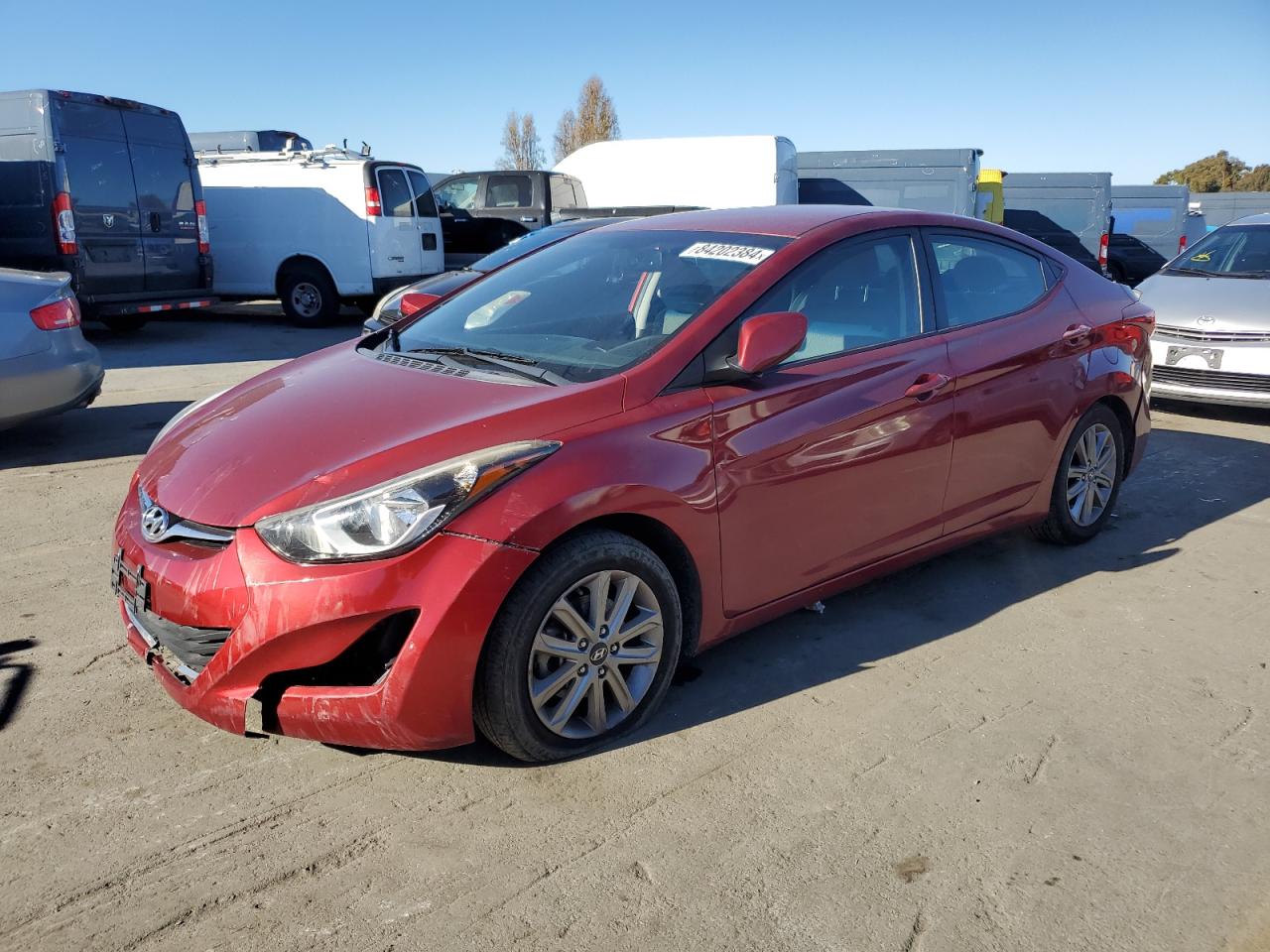 VIN 5NPDH4AE0GH706121 2016 HYUNDAI ELANTRA no.1