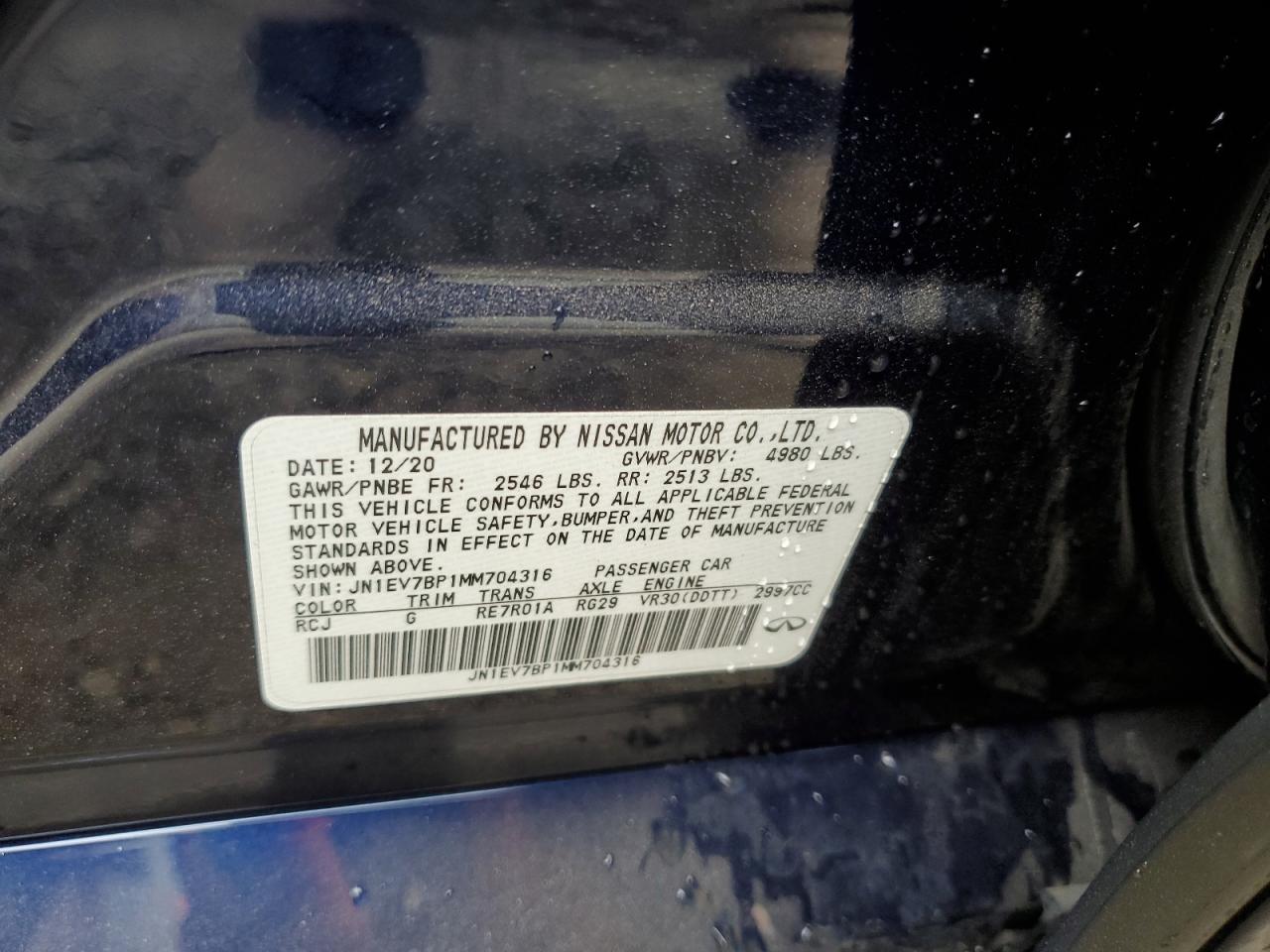 2021 Infiniti Q50 - Image 13