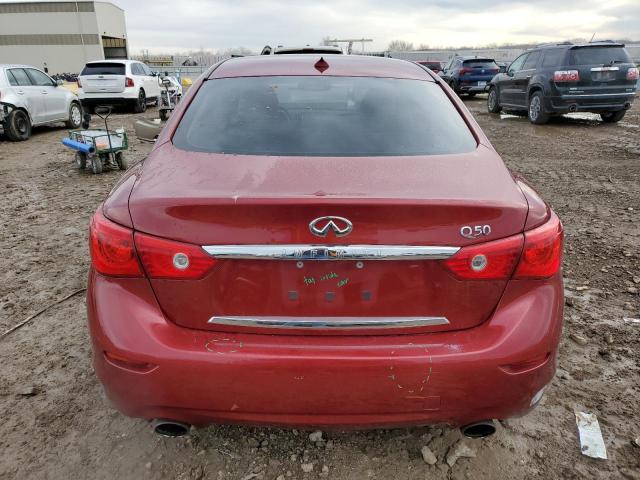  INFINITI Q50 2015 Red