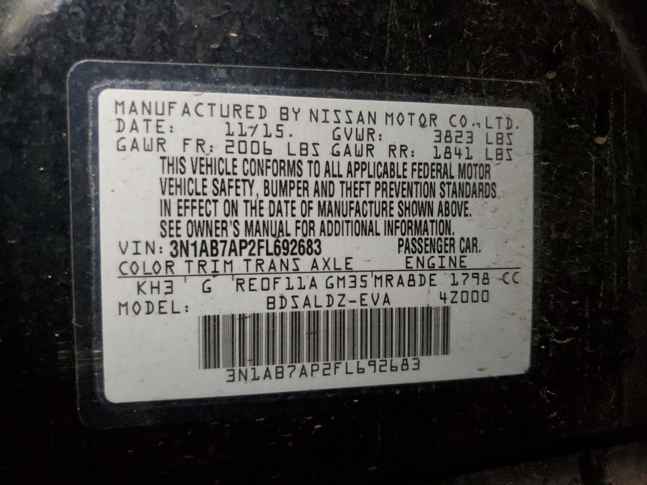 2015 Nissan Sentra - Image 13