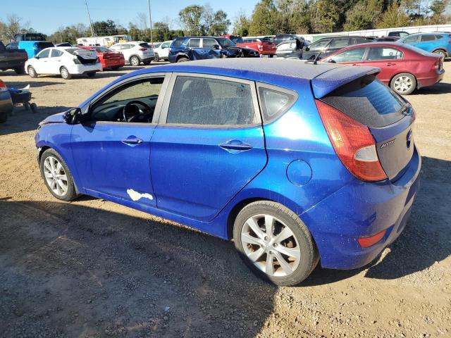 Hatchbacks HYUNDAI ACCENT 2014 Blue