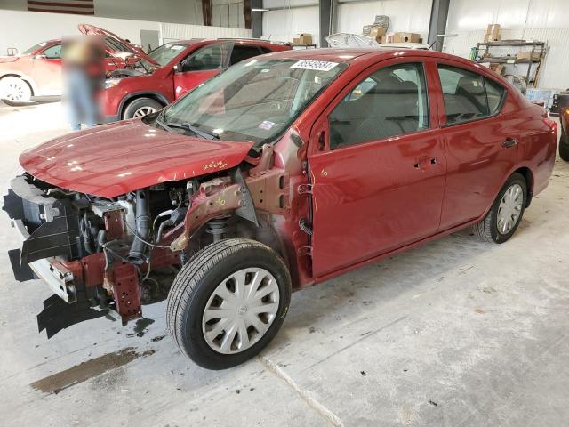  NISSAN VERSA 2015 Czerwony