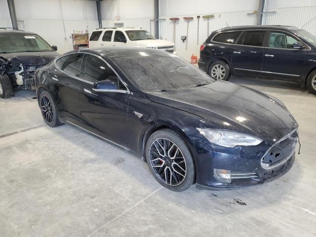 Хетчбеки TESLA MODEL S 2013 Синій