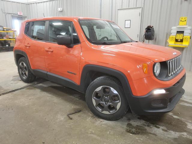 Паркетники JEEP RENEGADE 2016 Оранжевый