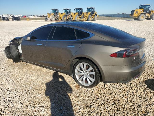  TESLA MODEL S 2015 tan