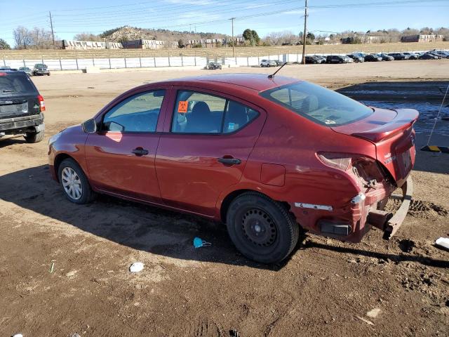  NISSAN VERSA 2016 Бургунди