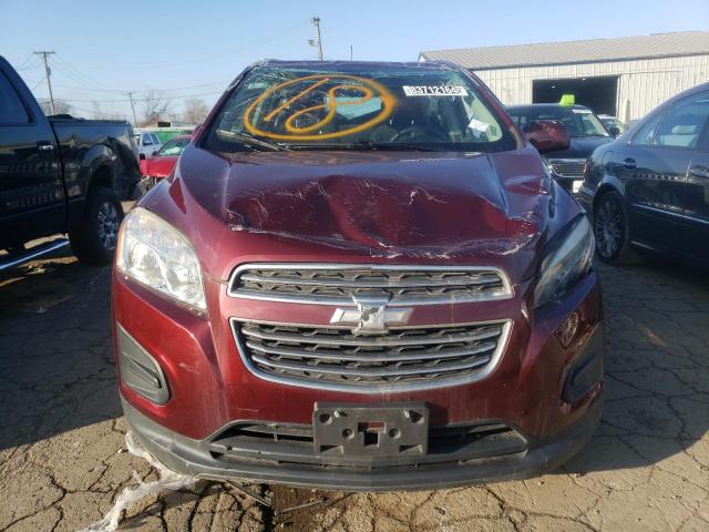  CHEVROLET TRAX 2016 Красный