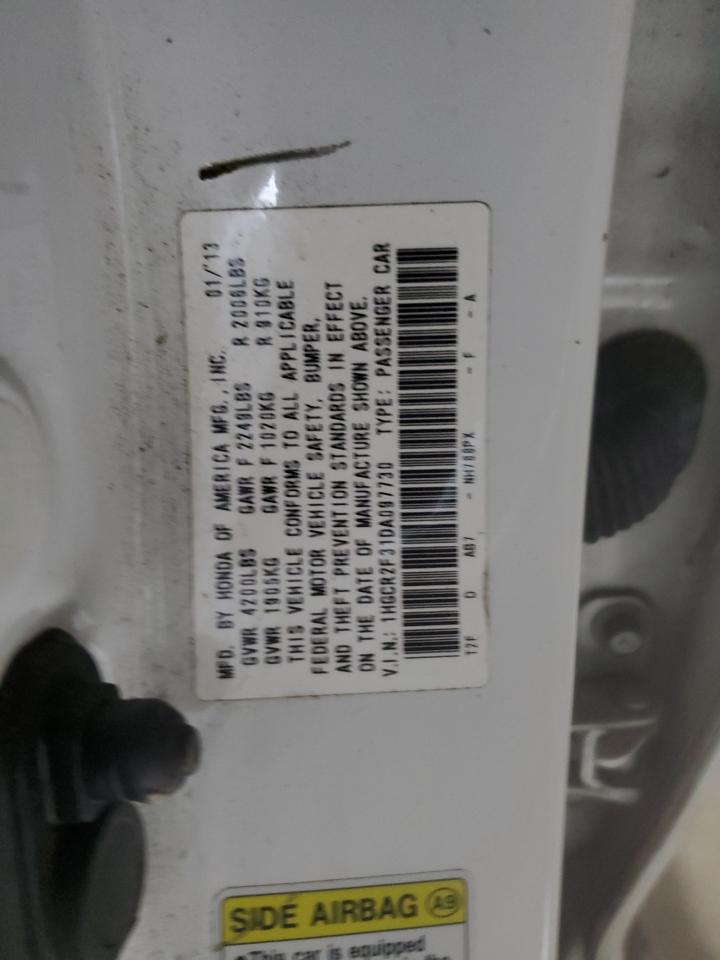 VIN 1HGCR2F31DA097730 2013 HONDA ACCORD no.12