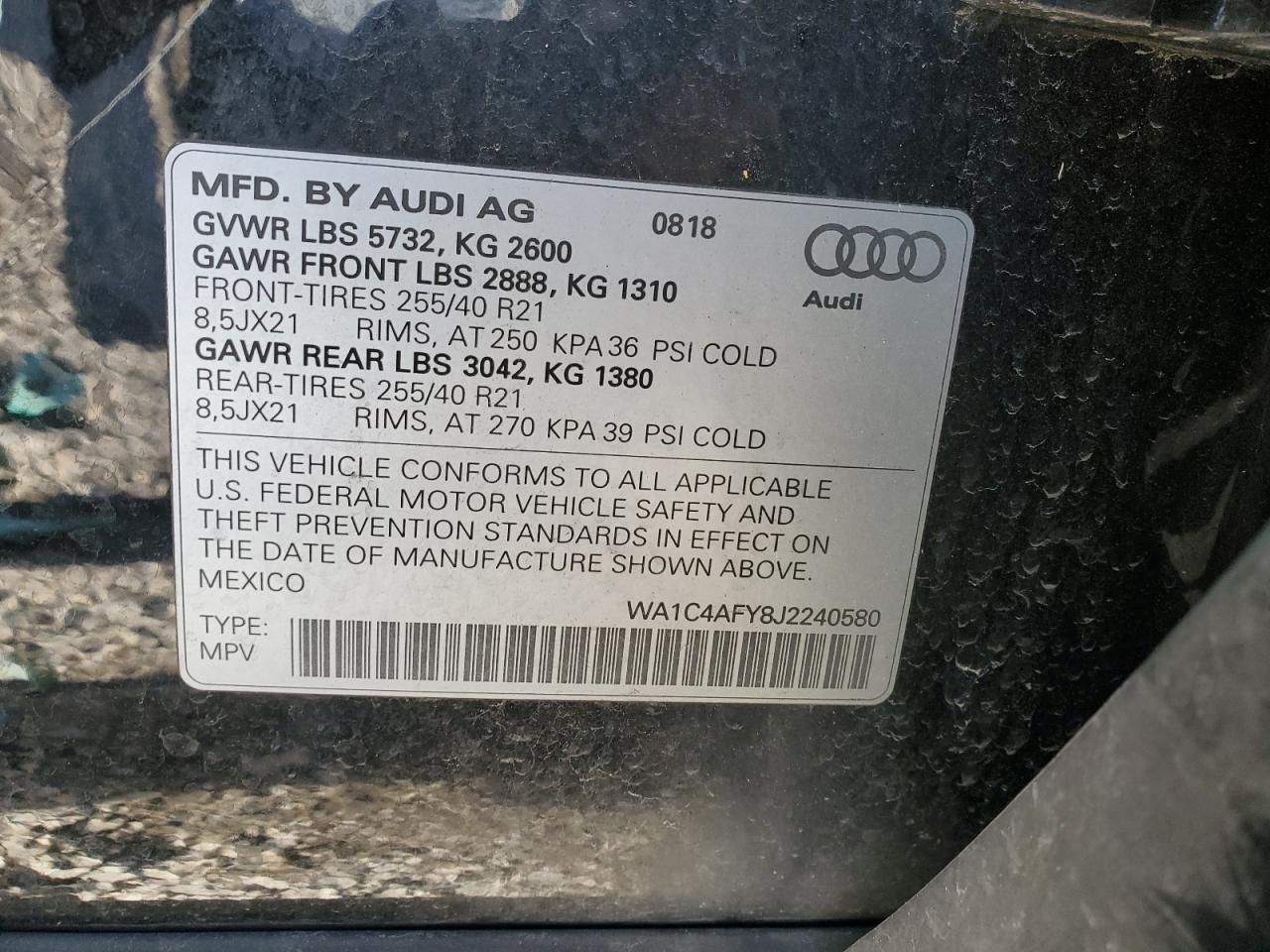 2018 Audi SQ5 - Image 12