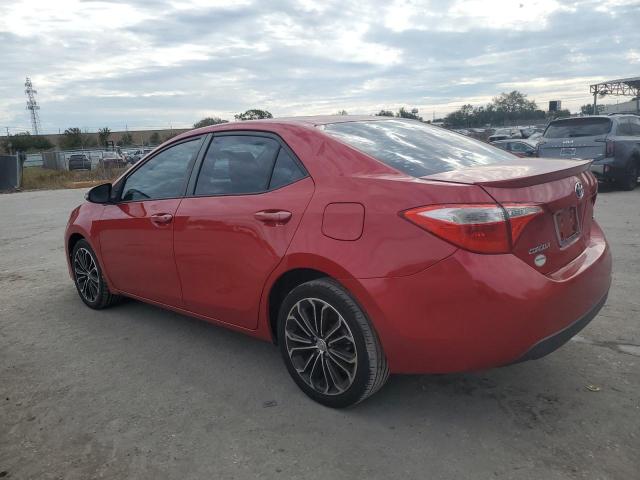  TOYOTA COROLLA 2015 Red